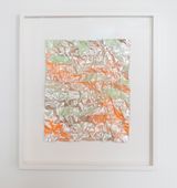 No. 939 Folded Grid by Rana Begum contemporary artwork mixed media