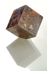 Uncovered Cube 27 by Madara Manji contemporary artwork sculpture