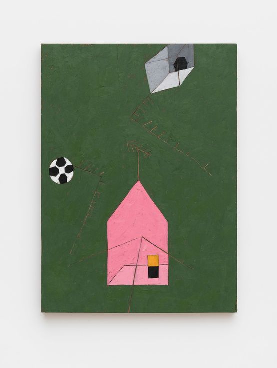 Mato verde Green Grass by Francisco Galeno contemporary artwork Painting