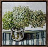 Annabelle Hydrangeas by Sam Michelle contemporary artwork painting