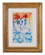 Le vilain petit canard The Ugly Duckling by Salvador Dali contemporary artwork works on paper