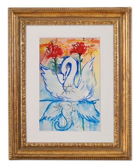 Le vilain petit canard The Ugly Duckling by Salvador Dali contemporary artwork Works on Paper