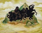 The Invisible Island by Kat Lyons contemporary artwork painting