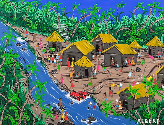 Rita Followed Her GPS 2 by Albert Willem contemporary artwork Painting