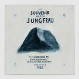 SOUVENIR AN DEN JUNGFRAU plaque commemorative by Thierry De Cordier contemporary artwork painting