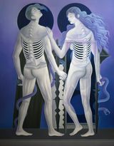Paradise lost 2 by Ye Liu contemporary artwork painting