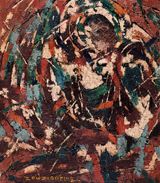 Bezeklik Imprint by Zou Jianping contemporary artwork mixed media painting