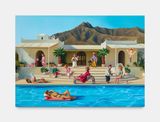 Spanish Pool Party by Natalia Ocerin contemporary artwork painting