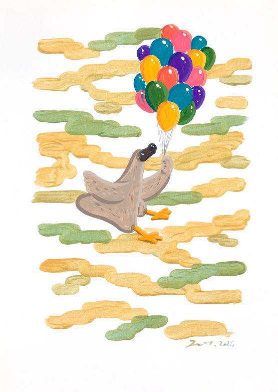 Bon Voyage by Sunwoo Kim contemporary artwork Works on Paper