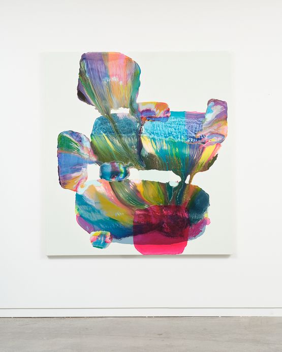 Stacked Lettings by Marie Le Lievre contemporary artwork Painting
