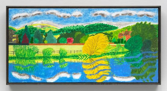 Glyndebourne by Adrian Berg contemporary artwork Painting