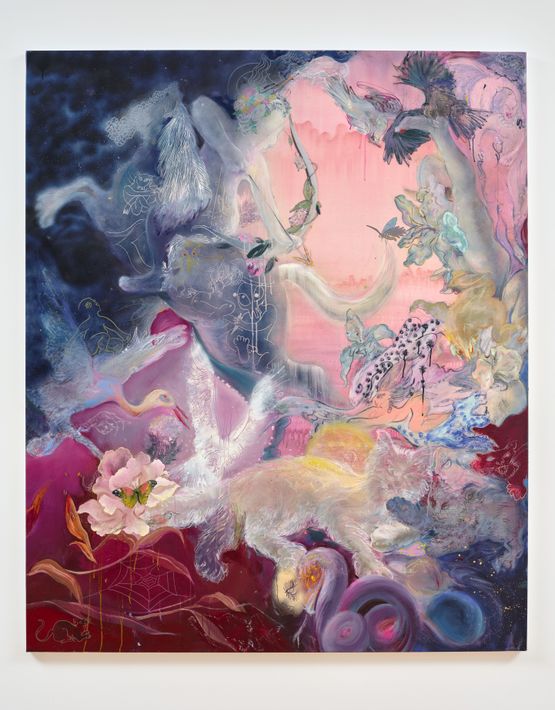 The Hunt by Liu Yi contemporary artwork Painting