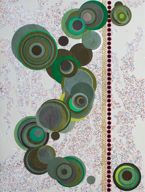 Hear with your eyes by Bharti Kher contemporary artwork Painting
