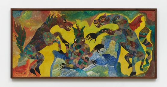 Untitled by Chico Da Silva contemporary artwork Painting