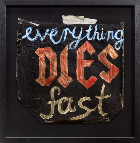 everything DIES fast by NELL contemporary artwork Painting