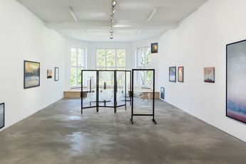 Contemporary art exhibition Robert Elfgen utopisch at Spruth Magers Berlin Germany