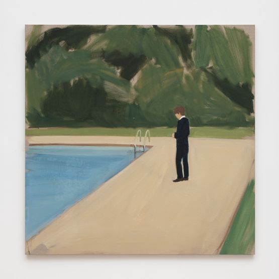 Pool by Gideon Rubin contemporary artwork Painting
