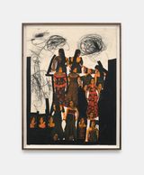 Lost and grief I by Serge Attukwei Clottey contemporary artwork drawing