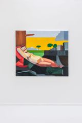 Sleeping Venus II after Giorgione by Cesc Abad contemporary artwork painting