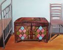 Two chests Two Lives by Ayten Abdullayeva contemporary artwork Painting