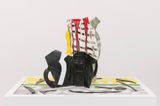 Aztec Vase and Carpet 7 by Betty Woodman contemporary artwork mixed media