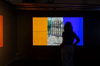 Contemporary art exhibition Ernest Edmonds Networked at Gazelli Art House London United Kingdom