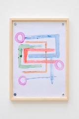 On the road of La Senora de Las Nueces 23 by Abraham Cruzvillegas contemporary artwork painting works on paper print