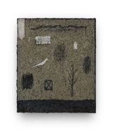 the tense of a place-yard of memories by Jeon Jaeeun contemporary artwork painting