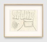 Untitled by Joe Bradley contemporary artwork drawing