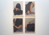 Configurations in Black After Nguyen Phan Chanh 1-4 by Richard Streitmatter-Tran contemporary artwork painting