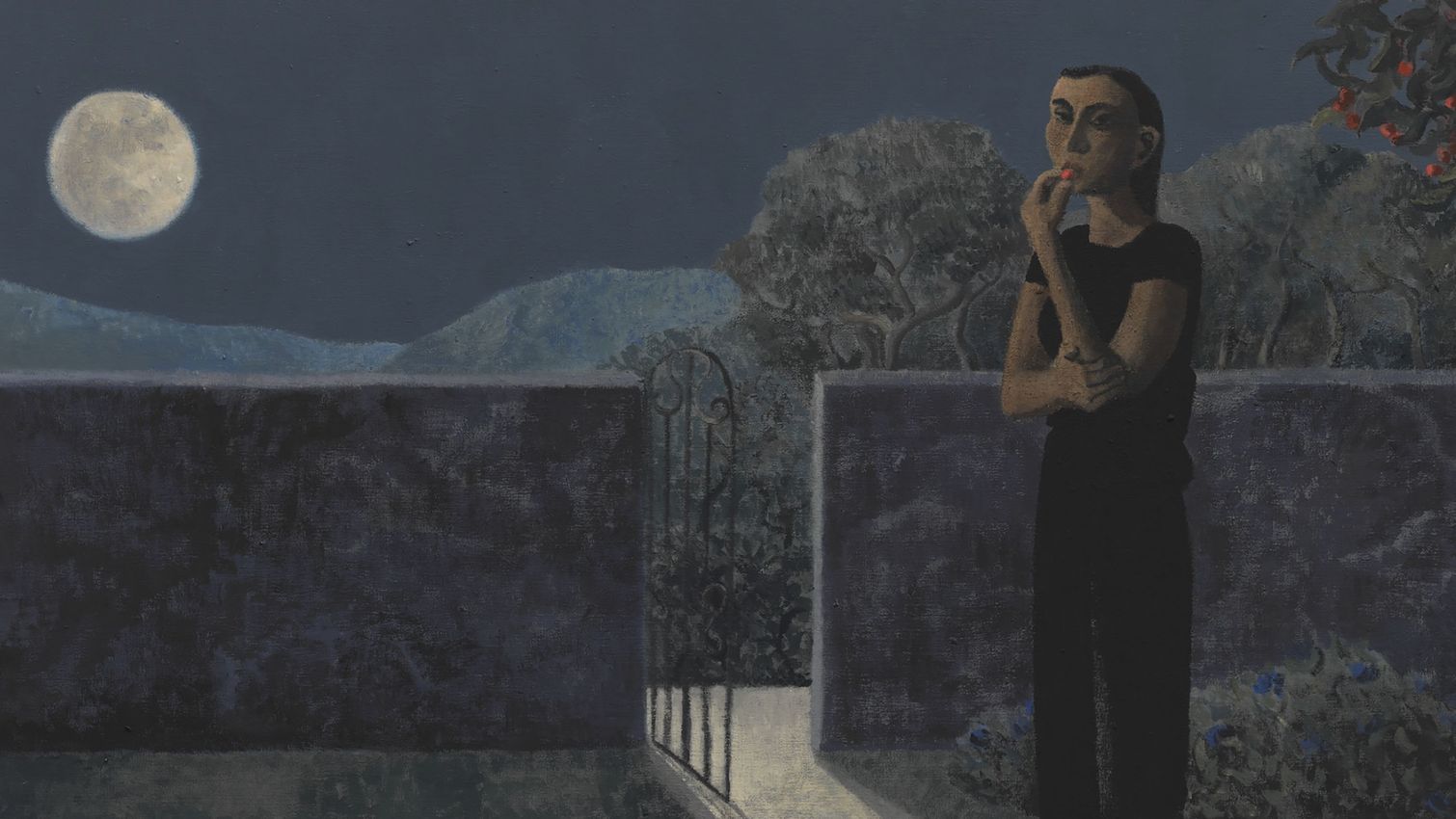 Lenz Geerk's Moonpaintings at MASSIMODECARLO