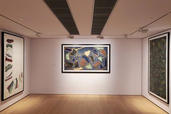 Contemporary art exhibition Wei Ligang Silent Mountains Meandering Rivers at Alisan Fine Arts Central Hong Kong