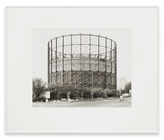 Gas Tank North Greenwich London UK by Bernd  Hilla Becher contemporary artwork Photography
