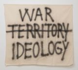 War Territory Ideology by Tomislav Brajnovic contemporary artwork painting textile