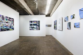 Contemporary art exhibition Etsuko Watanabe  Toshiya Motai Gegenuberstellung  confrontation at Yumiko Chiba Associates Tokyo Japan