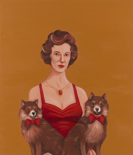 Double Date by Joanna Braithwaite contemporary artwork Painting