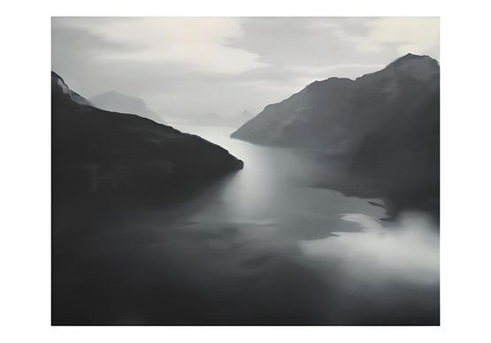 Vierwaldstatter See by Gerhard Richter contemporary artwork Print