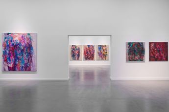 Contemporary art exhibition Kais Salman Remnants at Ayyam Gallery Dubai United Arab Emirates