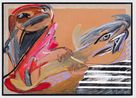 Untitled Upstairs-Downstairs by Jacqueline De Jong contemporary artwork Painting