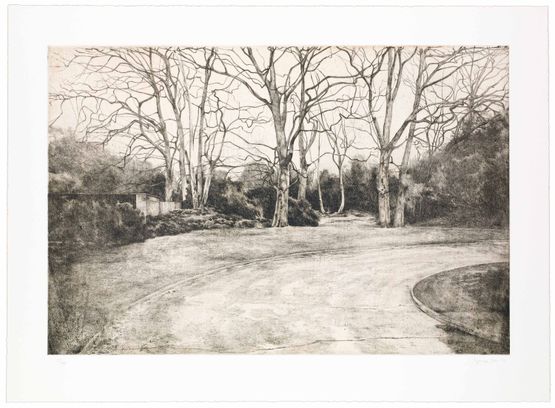 The Terminus by George Shaw contemporary artwork Print