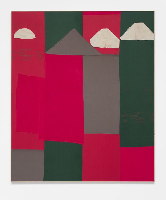 In the clouds by Lawrence Calver contemporary artwork Textile