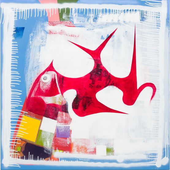 Arabesque 1 by Gareth Sansom contemporary artwork Painting