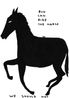 Untitled Bug Can Ride the Horse by David Shrigley contemporary artwork Works on Paper