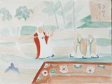 Cave 98 from Dunhuang V by Wu Yi contemporary artwork painting works on paper