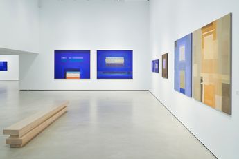Contemporary art exhibition Katsuyoshi Inokuma Cerulean Blue at Whitestone Gallery Taipei Taiwan