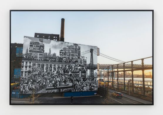 The Chronicles of New York City Domino Park USA by JR contemporary artwork Photography