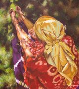 Ota Jua Tuliza Roho Even the Grounded need Grounding by April Kamunde contemporary artwork painting