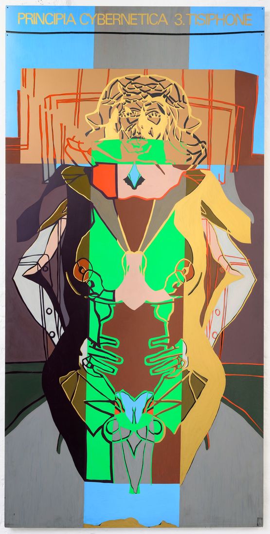 Principia Cybernetica 3. Tisiphone by Anne-Mie Van Kerckhoven contemporary artwork Painting