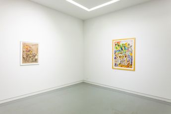 Contemporary art exhibition Wadsworth Jarrell Gerald Williams Works on Paper at Kavi Gupta Elizabeth St Chicago United States