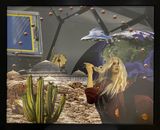 Rashida at her planet 1 Loud sirens of the Caspian bodies 3 series by Agil Abdullayev contemporary artwork photography
